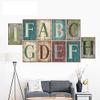Isaric Decorative tin Sign Letters,8 X 12 Inch,Hanging Wall 26 Letters Metal Alphabet Wall Letter for Home, Bedroom, Bar, Wall Decor view 4