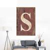 Isaric Decorative tin Sign Letters,16 X 12 Inch,Hanging Wall 26 Letters Metal Alphabet Wall Letter for Home, Bedroom, Bar, Wall Decor view 1