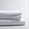 LINEN CLUB BEDDING Duvet Cover Set with Zipper Closure 3pc Duvet Cover Set King/Cal-King (102" x 94") Size with Corner Ties, 100% Cotton 400 Thread Count (King/Cal-King, Dark Grey Solid) view 2