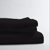 LINEN CLUB BEDDING Duvet Cover Set with Zipper Closure 3pc Duvet Cover Set King/Cal-King (102" x 94") Size with Corner Ties, 100% Cotton 400 Thread Count (King/Cal-King, Dark Grey Solid) view 3