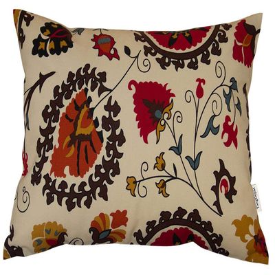 TangDepot Cotton Floral Cushion Cover 12"x20" Dream Flower
