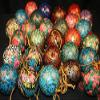 Baba Art and Crafts,Set of 20,Paper Mache Baubles,3 inch Size Christmas Ornaments, Handmade Christmas Tree Decorations, Hanging Christmas Baubles view 1