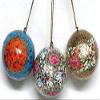 Baba Art and Crafts,Set of 20,Paper Mache Baubles,3 inch Size Christmas Ornaments, Handmade Christmas Tree Decorations, Hanging Christmas Baubles view 2