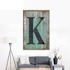 Isaric Decorative tin Sign Letters,8 X 12 Inch,Hanging Wall 26 Letters Metal Alphabet Wall Letter for Home, Bedroom, Bar, Wall Decor view 1