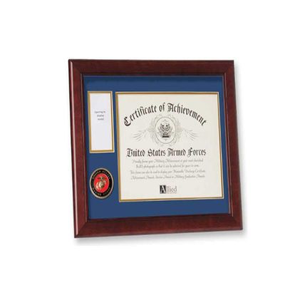 flag connections U.S. Marine Corps Medal and Award Frame with Medallion -13 x 16