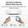 Sensibo Sky, Smart Wireless Air Conditioner Controller. Quick & Easy DIY Installation. Maintains Comfort with Energy Efficient. Automatic Wifi Thermostat Control App. Google, Alexa and Siri Compatible view 4
