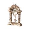CLOCKZHJI Retro Desk Clock and Table Clock Retro Table Clock,European Retro Mantel/Mantle Rhythm Resin Quartz Clock Living Room Desk Shelf Clocks Shelf Clock (Color : Bronze) view 1