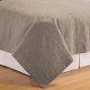 C&F Home Flint Gray Twin Matelass Quilt 100% Cotton Lightweight Machine Washable Reversible Bedspread Coverlet Twin Grey view 3