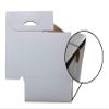 6 Pack Beer Bottle Cardboard Holder for 12 oz Beer/Soda | Cardboard Holds 6 Bottles Carrier | by C-Store Packaging (Pack of 50) (White-50pk) view 2
