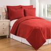 C&F Home Paprika Twin Matelass Quilt 100% Cotton Lightweight Machine Washable Reversible Bedspread Coverlet Twin Red view 1
