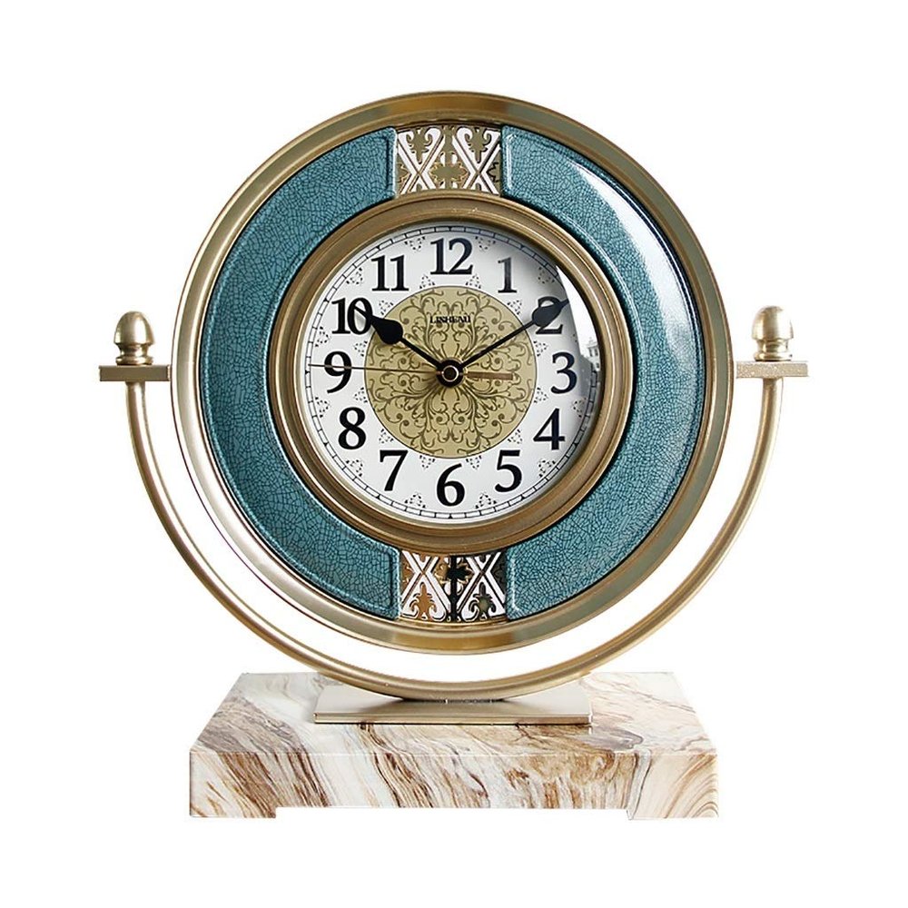 CLOCKZHJI Retro Desk Clock and Table Clock Rhythm Clocks- Stairway to Heaven Mantel Clock Shelf Clock