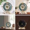 CLOCKZHJI Retro Desk Clock and Table Clock Rhythm Clocks- Stairway to Heaven Mantel Clock Shelf Clock view 4