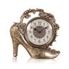 CLOCKZHJI Retro Desk Clock and Table Clock Retro Mantel/European Style Desktop Clock Living Room Desk Shelf Clock Romantic Bedroom Pendulum Pieces Shelf Clock (Color : Bronze) view 1