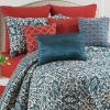 C&F Home Madison Adriatic Floral Medallion Full/Queen Machine Washable Reversible Queen Cotton Quilt Set Full/Queen 3 Piece Set Blue view 1