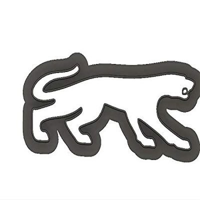 3d Printed Cookie Cutter Inspired by Mercury Cougar Emblem