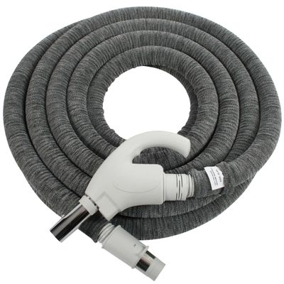 Cen-Tec Systems 94093 35 Ft. Low Voltage Central Vacuum Installed Hose Sock, Light Gray