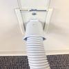 Cen-Tec Systems 94093 35 Ft. Low Voltage Central Vacuum Installed Hose Sock, Light Gray view 3