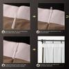 TWOPAGES Pinch Pleated Curtain Fireproof Flame Retardant Thermal Insulated Curtain Drapery.(72" W x 102" L, Blue, 1 Panel) view 4