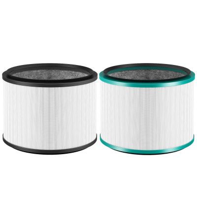 2 Pack HP01 HP02 Filter Compatible with Dyson Desk Purifier, Dyson Pure Cool Link Desk DP01 DP02, Dyson Pure Hot + Cool Link HP01 HP02, Part # 968125-03, Standard Filter and Pet Care Filter Set
