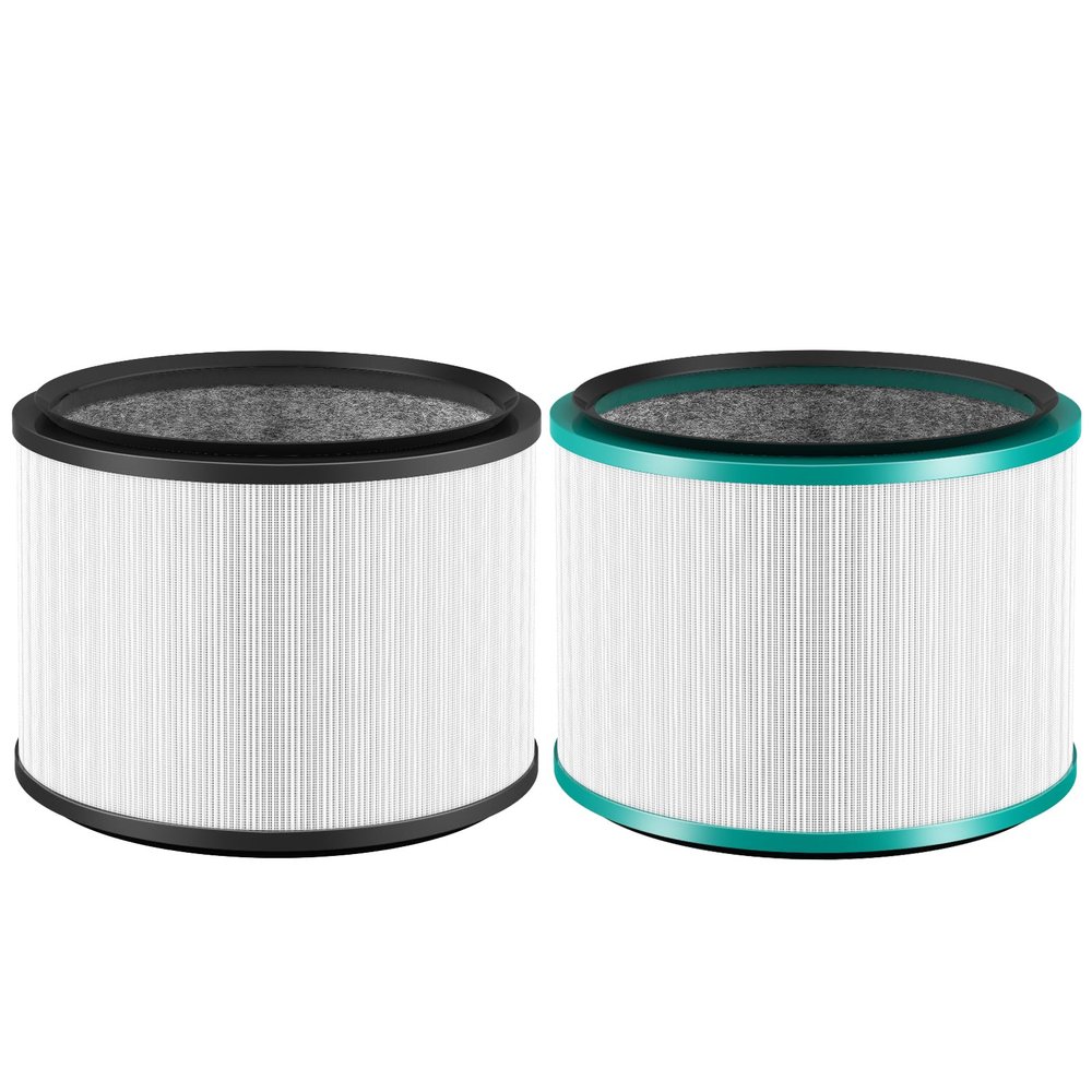 2 Pack HP01 HP02 Filter Compatible with Dyson Desk Purifier, Dyson Pure Cool Link Desk DP01 DP02, Dyson Pure Hot + Cool Link HP01 HP02, Part # 968125-03, Standard Filter and Pet Care Filter Set