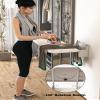 Nisorpa Wall Mounted Ironing Board 37.4" x 11.8" Fold Away 180 Swivel Iron Board with Heat Resistant Cover in Wall Ironing Board Space Saving for Home Laundry Room view 4