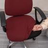 Melaluxe Computer Office Chair Covers, Protective & Stretchable Universal Chair Cover, Stretch Rotating Chair Slipcover (Red) view 3