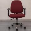 Melaluxe Computer Office Chair Covers, Protective & Stretchable Universal Chair Cover, Stretch Rotating Chair Slipcover (Red) view 4
