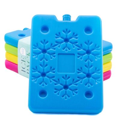 BLUE ELE Reusable Ice Packs for Lunch Boxes and Coolers, 4 Pack Slim & Lightweight Freezer Packs, Long Lasting Ice Blocks for Camping, Picnic, Work or School, MultiColored