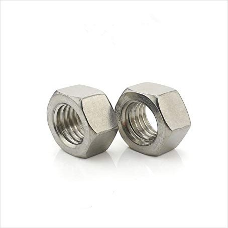 ShineBear 304 Stainless Metal M1 to M30 Screw Nuts M2.5 Stainless Screw Nuts M1.2 M1.4 M1.6 M2.5 M2.6 Metal Screw Nut - (Size: M18 1PCS)