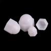 ShineBear M6 M8 M10 M12 White Dome Bolt Nut Protection Caps Cover Hex Hexagon Nuts Cap Nuts Protection Cover Nuts 10pcs - (Size: M6) view 3