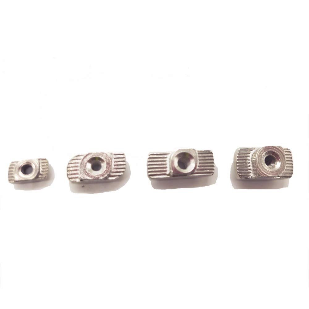 ShineBear 10PCS EU Standard Drop in T-Nut M3/M4/M5/M6/M8 Thread for 2020/3030/4040/4545 Series T-Slot Carbon Steel - (Size: 3030-M3)