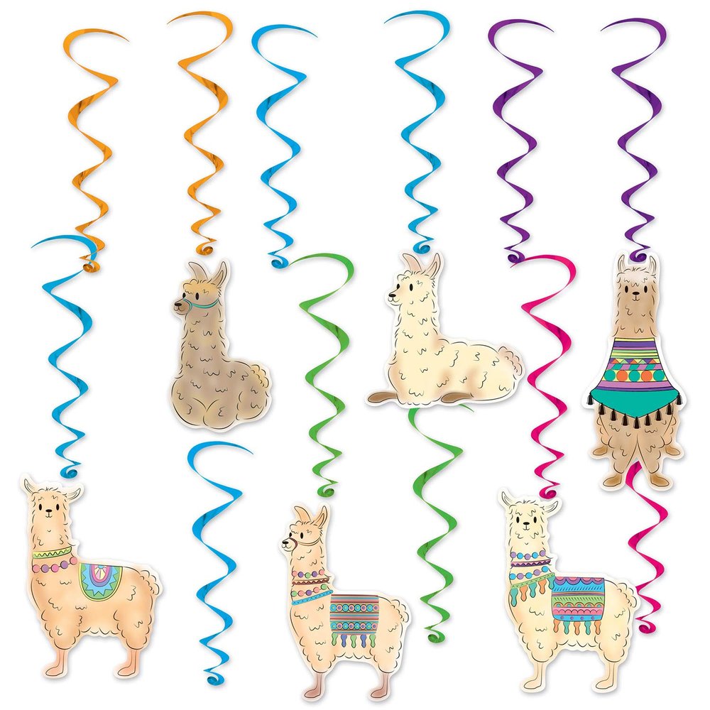 Beistle Llama Whirls
