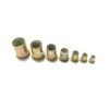 ShineBear 20-200pcs M3 M4 M5 M6 M8 M10 M12 Metric Thread Zinc Plated Carbon Steel Flat Head Rivet Nut Insert knurled Nut Cap Rivnut - (Size: M12 x50pcs) view 2