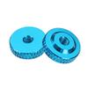 ShineBear 10Pcs M3 Knurled Thumb Nut w/Collar Screw Spacer Washer Aluminum Alloy Multicolor for FPV RC Model Toys Light Blue view 4