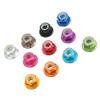 ShineBear 10Pcs/Set M3AN7 M33mm Aluminum Alloy Flange Nylon Self-Locking Nut for FPV RC Multi-Color Blue Red Purple Pink Orange Green - (Color: Red) view 2