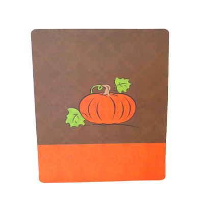 Set of 24 Verbatem Print your own Fall Holiday invitations with envelope, Pumpkin