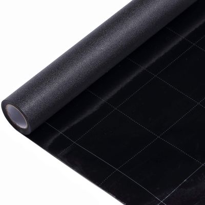 VELIMAX Static Cling Total Blackout Window Film Privacy Room Darkening Window Tint Black Window Cover 100% Light Blocking No Glue (23.6 x 157.4 inches)