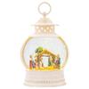 Christmas by Roman Inc., Confetti Lites Collection, 10" H LED NATIVITY LANTERN, Lantern, Snow Globe, Holiday Home Dcor, Santa, Cardinal, Nutcracker, Snowman, Reindeer (2x7x10) view 1