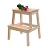 Portable Step Stool for Adults Kids |Household Wooden Ladder Stool|Multifunctional Flower Rack Shoe Bench,100 kg Capacity view 3