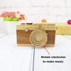 3D Camera Style Music Box Wooden Home Desktop Table Decoration Ornament Valentine's Day Birthday Gift view 2