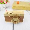 3D Camera Style Music Box Wooden Home Desktop Table Decoration Ornament Valentine's Day Birthday Gift view 3