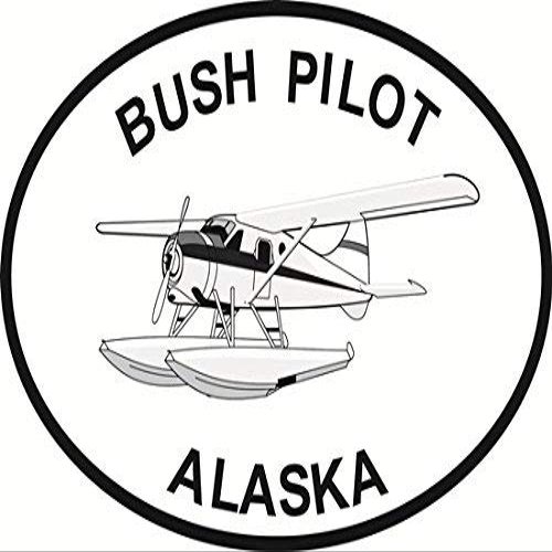 DG Graphics Magnet Alaska Bush Pilot Euro Oval Magnet Car Auto Fridge Locker Metal 5"