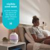 Homedics TotalComfort Humidifier  Large Air Humidifiers for Bedroom, Plants, Office  Cool Mist, Essential Oil Pads and Built-In Timer, 7-Color Night-Light, 2 Mist Settings, White view 2