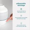 Homedics TotalComfort Humidifier  Large Air Humidifiers for Bedroom, Plants, Office  Cool Mist, Essential Oil Pads and Built-In Timer, 7-Color Night-Light, 2 Mist Settings, White view 3