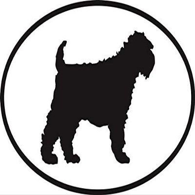 DG Graphics Magnet Wheaten Terrier Euro Oval Magnet Car Auto Fridge Locker Metal 5"