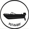 DG Graphics Magnet Put-in-Bay Power Boat Euro Oval Magnet Car Auto Fridge Locker Metal 5" view 1