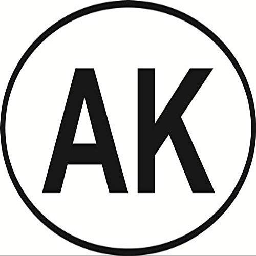 DG Graphics Magnet Alaska (AK) Euro Oval Magnet Car Auto Fridge Locker Metal 5"