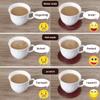 Funny Coasters, Thipoten 6 Pcs Leather Coasters with Holder, Perfect Housewarming Hostess Gifts, Protect Furniture from Water Marks Scratch and Damage(6Pcs, Coffee) view 3