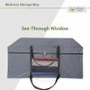 Cuddly Nest Folding Mattress Storage Bag - Heavy Duty Carry Case for Tri-Fold Guest Bed (Fits 6" Twin & Twin XL Mattress,Grey) view 4