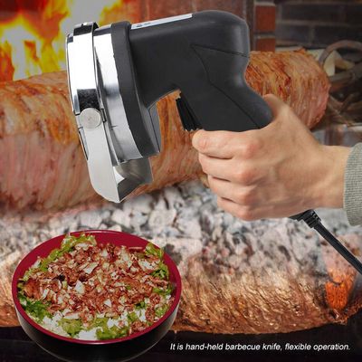 Electric Gyro Slicer, Sliced Meat Gyros Knife, Electric Kebab Knife Meat Slicing Tool Commercial Kebab Wheel Blade Disc Cutter